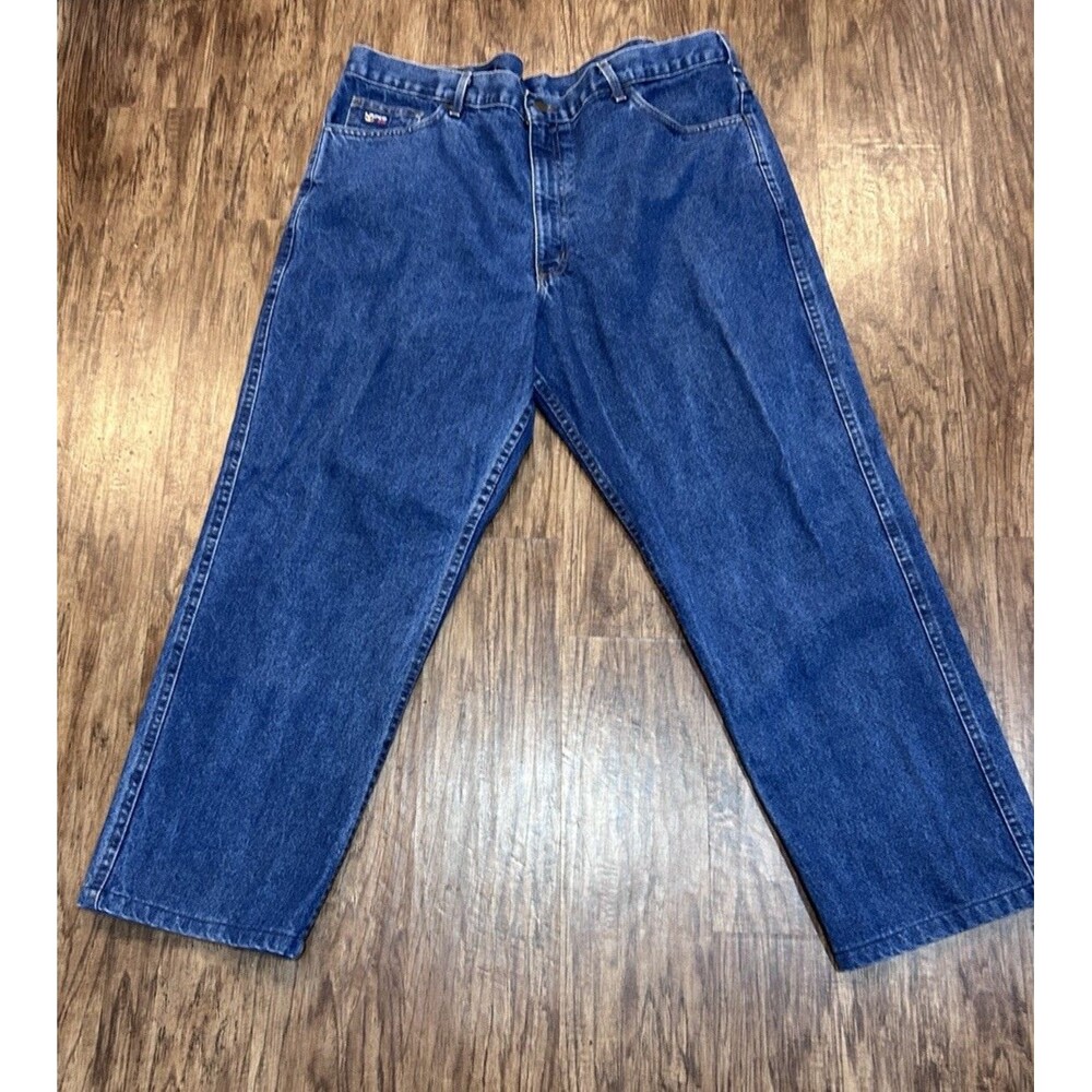 Lapco FR Jeans Men's Size 42x29.5 Medium Wash Flame Resistant Workwear